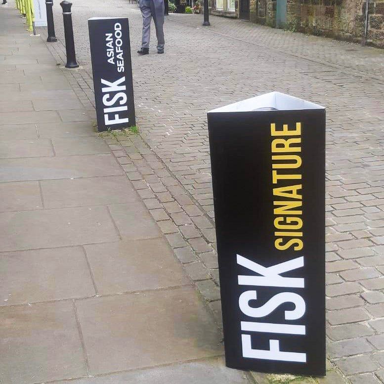 Filing Rods Signage Printed Bollard Cover Sleeve Sign Post Signage Pole Advertising With L ...