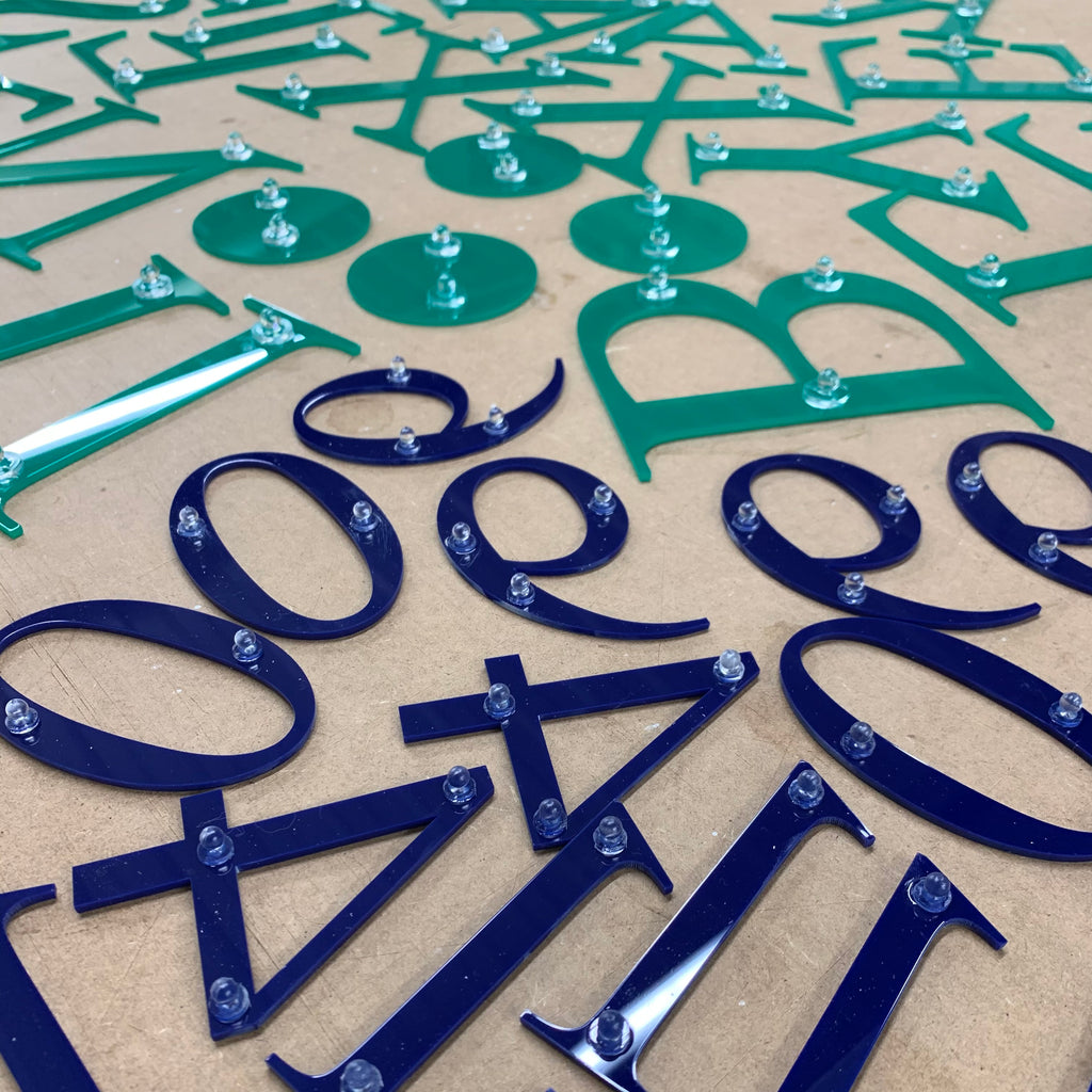 3mm Laser Cut Letters All Colours – The Wilkinson Printing Co.
