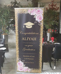 Graduation Event Roller Banner, Personalised.